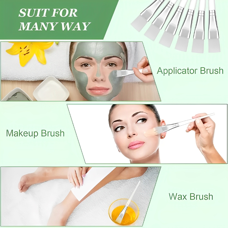 12pcs/set Facial Mask Brushes  - Skincare Indonesia 评论和价格