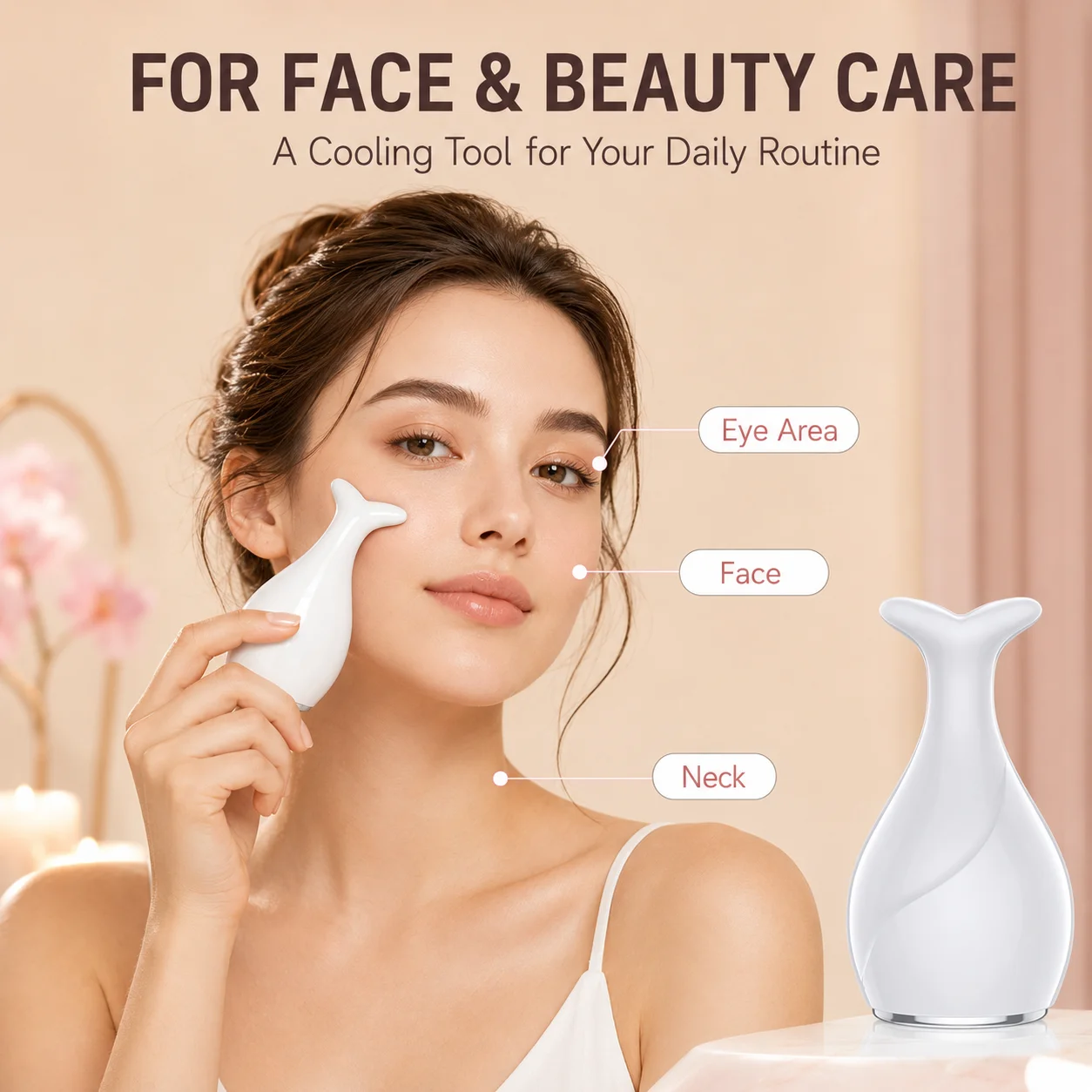 Fish Tail Ice Roller Facial Ma - Skincare Scora 评论和价格