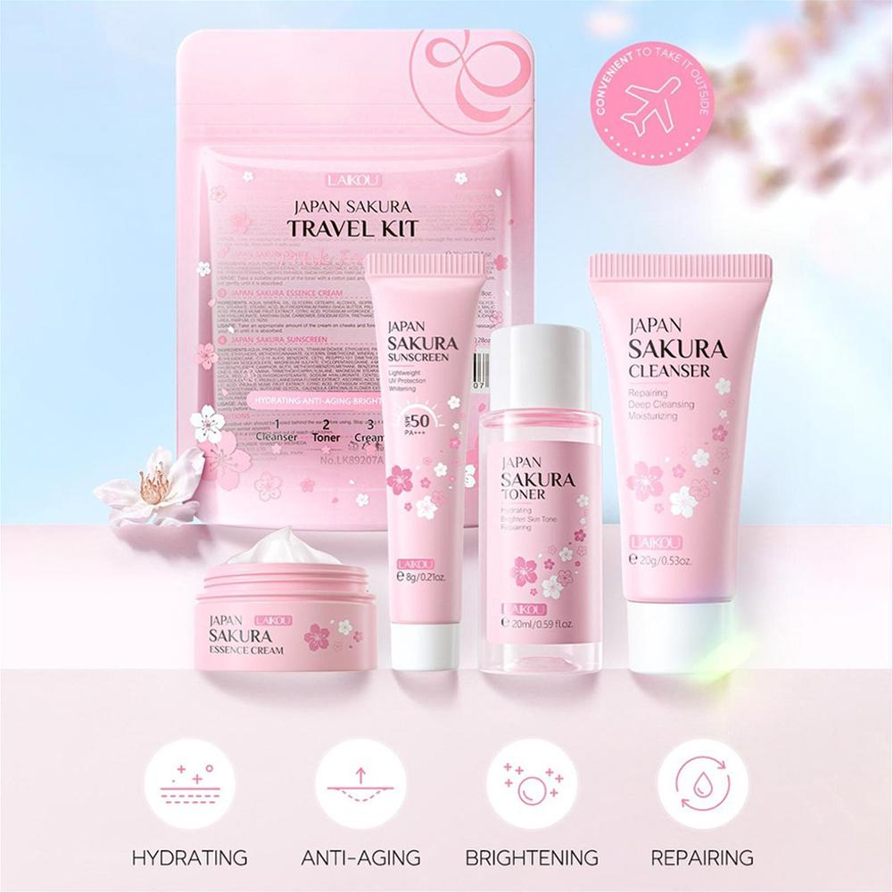 Sakura Skin Care Set facial Cl - Skincare Scora 评论和价格